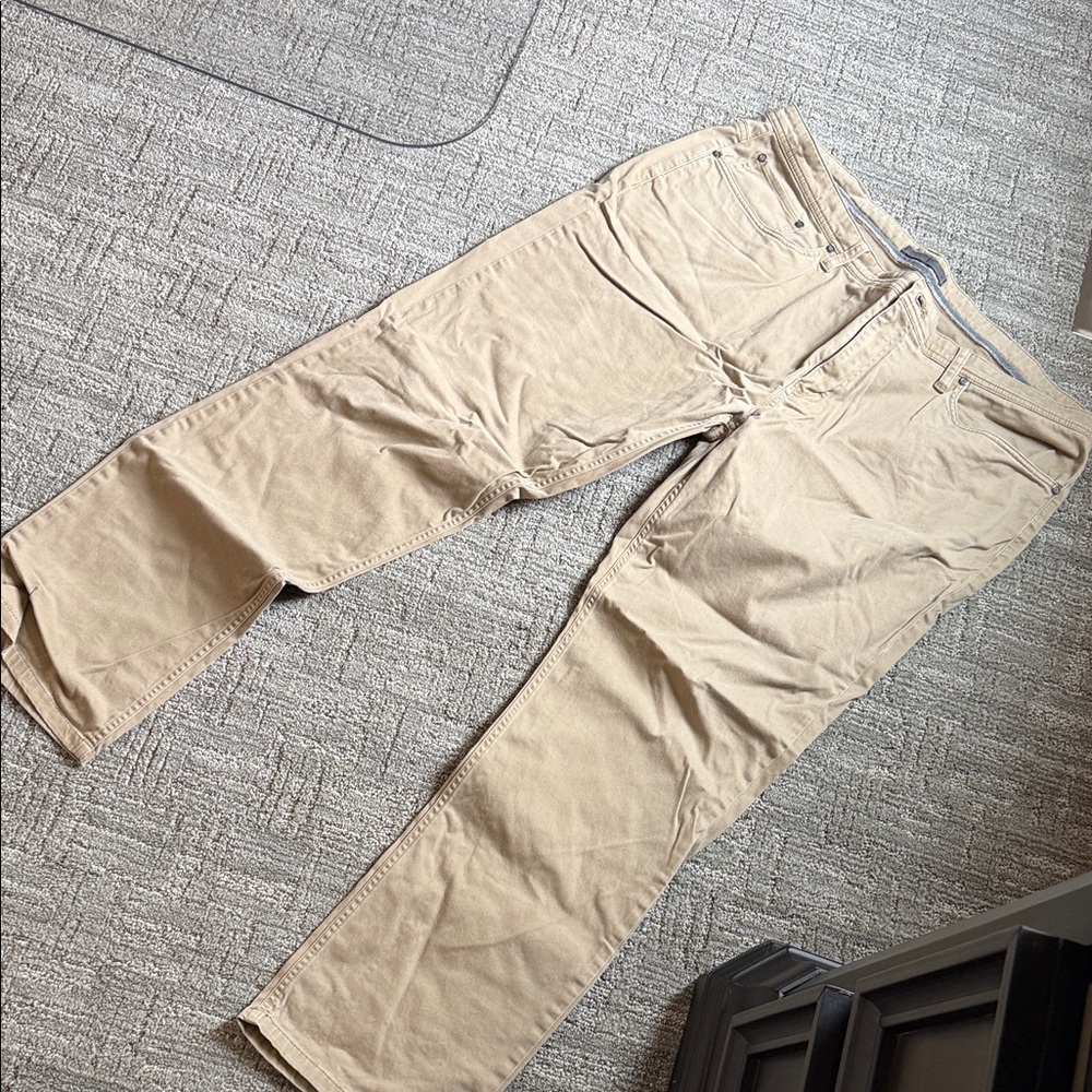 Saks Fifth Avenue Beige Men's Chinos